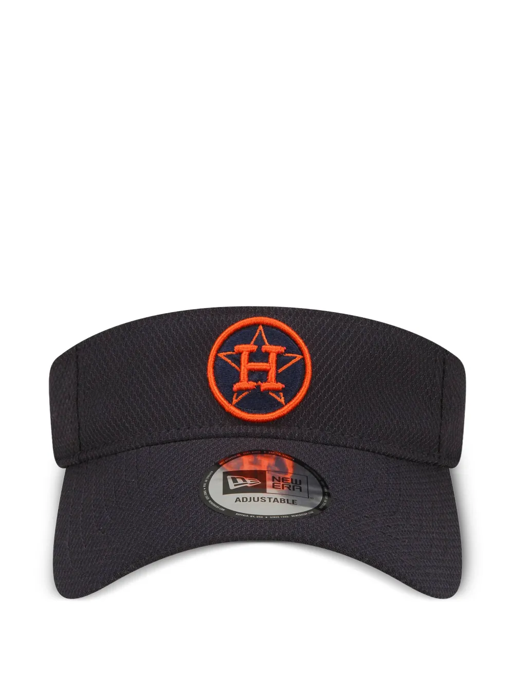NEW ERA CAP 휴스턴 애스트로스 로고 자수 선캡 | 블랙 | Image 1