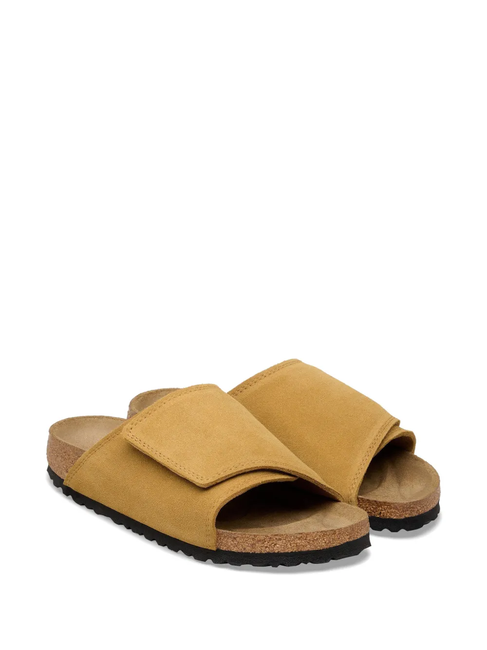 Birkenstock Solana VL suède sandalen met klittenband Bruin