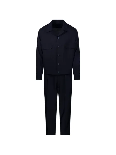 Santaniello long-sleeve trousers and shirt set 