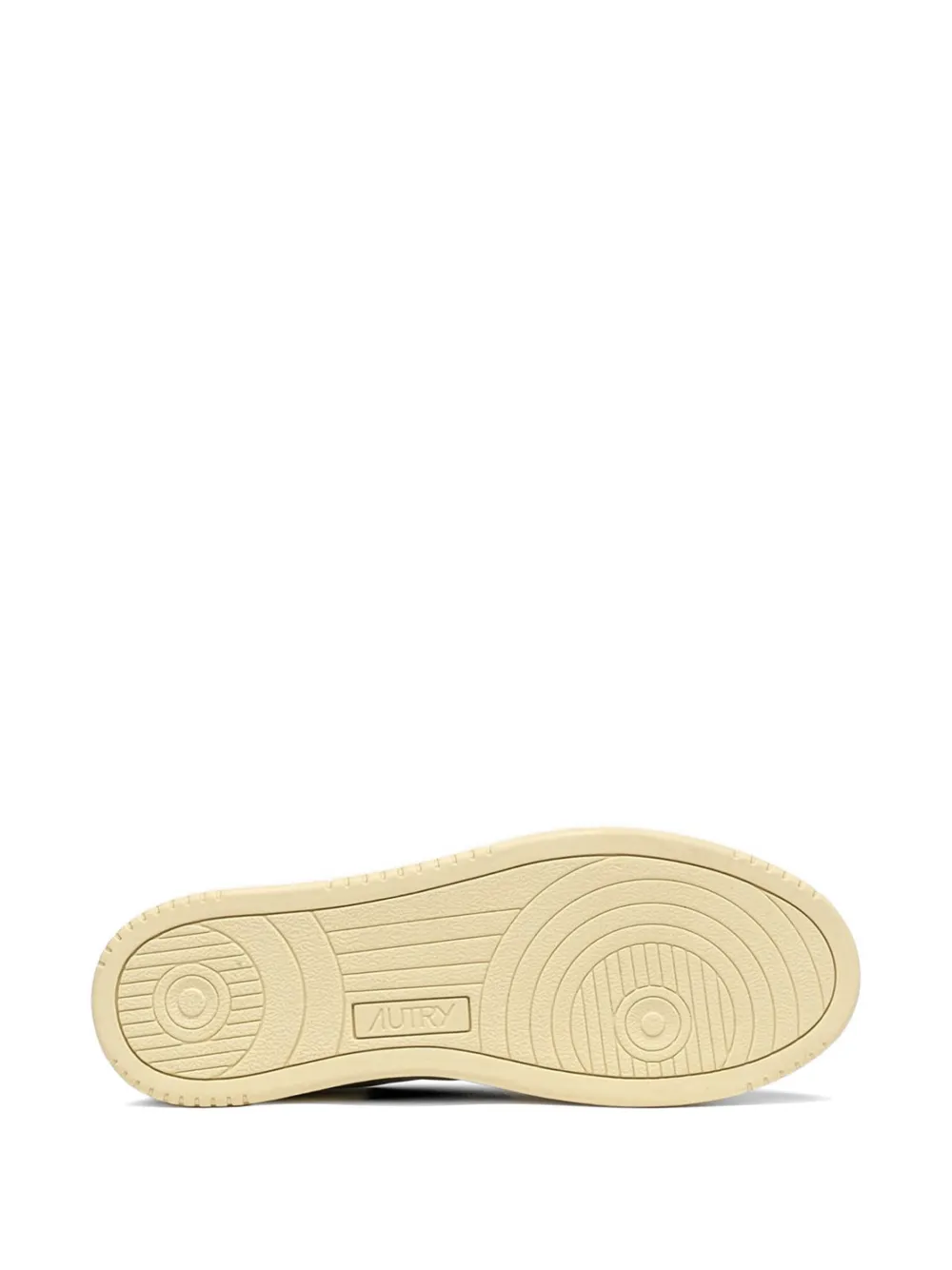 Autry Medalist panelled leather sneakers Wit