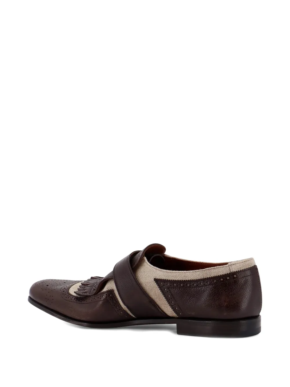 Church's Gespschoenen met franje en gespsluiting Bruin