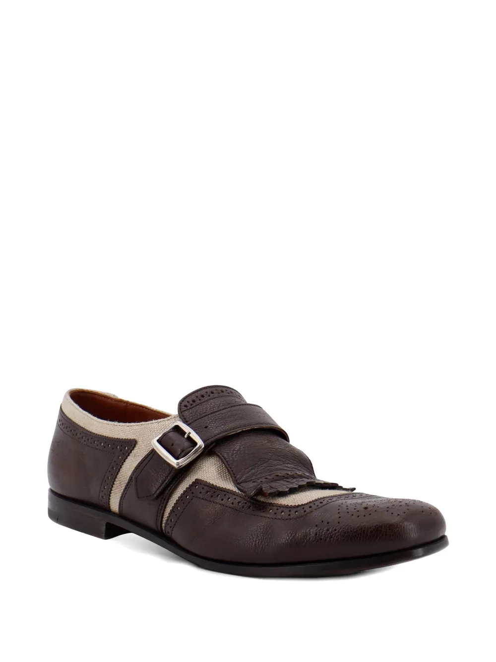 Church's Gespschoenen met franje en gespsluiting Bruin