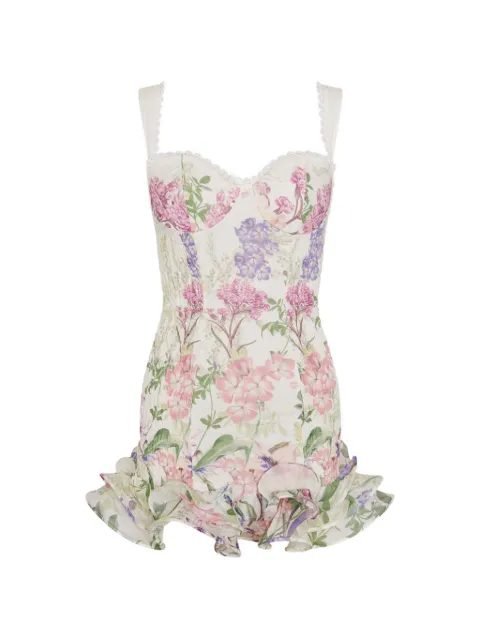 Charo Ruiz Ibiza vestido corto Sunil con estampado floral