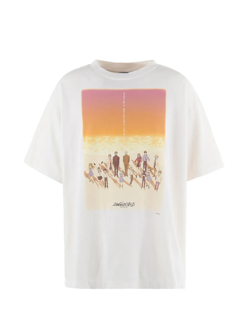 SAINT MXXXXXX x Geeks Rule Evengelion graphic-print T-shirt - Bianco