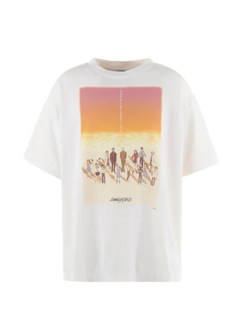 SAINT MXXXXXX x Geeks Rule Evengelion graphic-print T-shirt