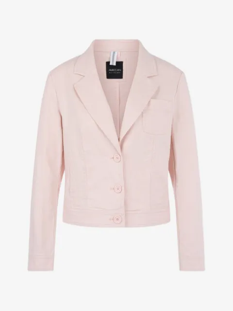 MARCCAIN notched-lapel button-fastening denim jacket