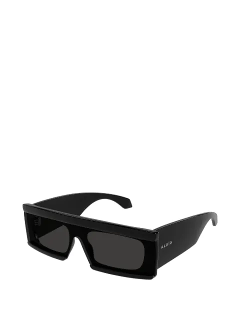 azzedine alaïa rectangle-frame sunglasses