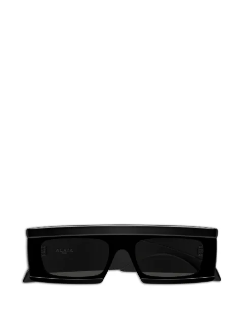 azzedine alaïa gafas de sol con montura rectangular