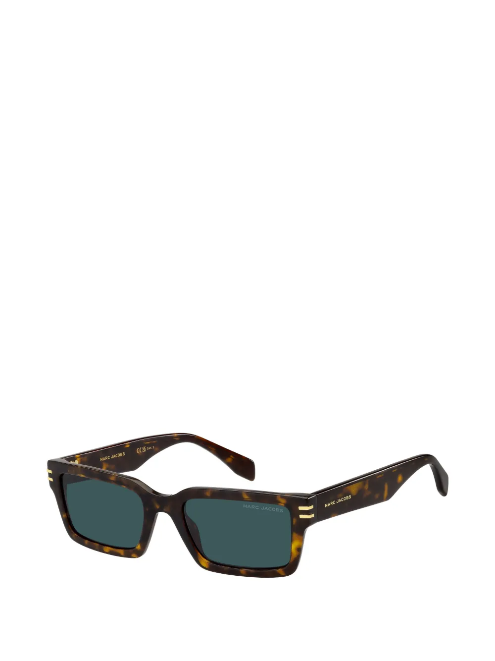 Marc Jacobs Eyewear Zonnebril met rechthoekig montuur Bruin