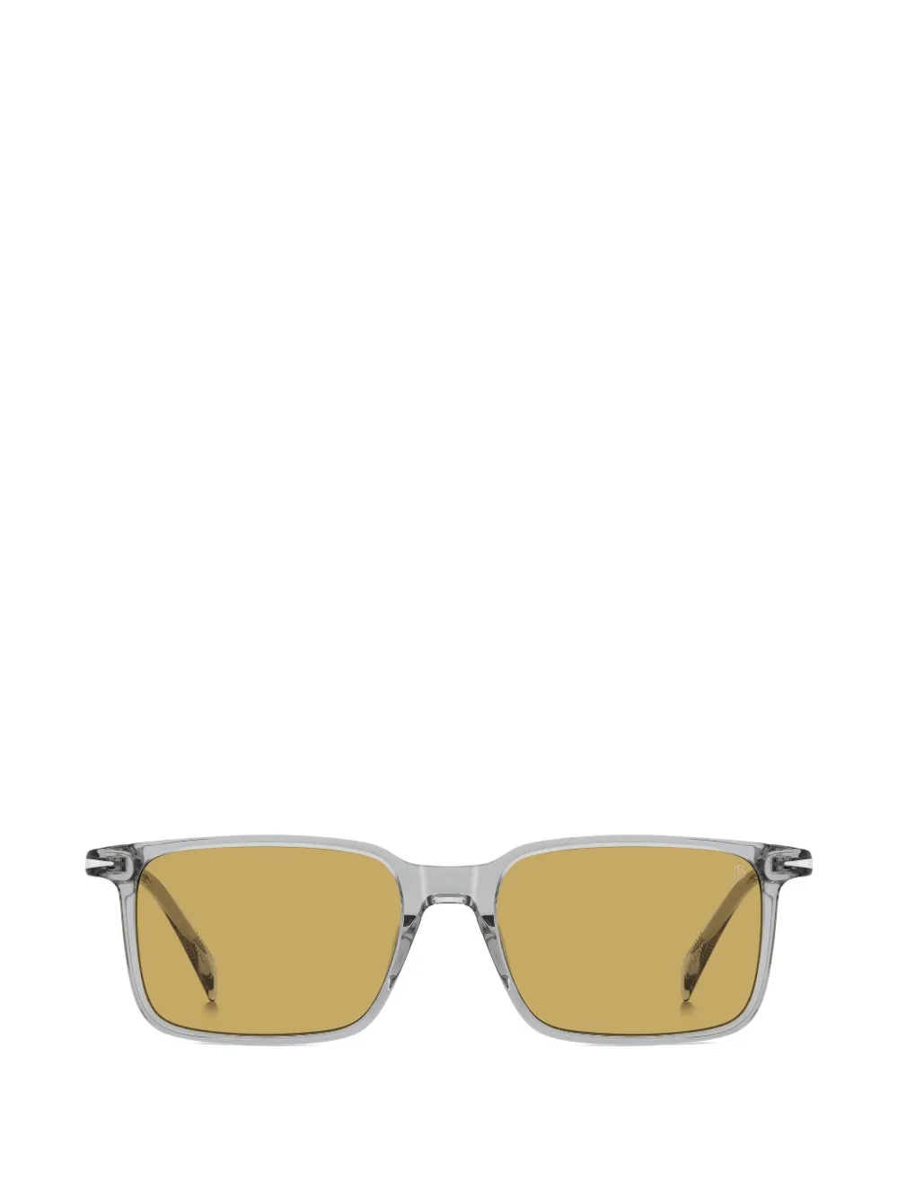 DAVID BECKHAM EYEWEAR rectangle-frame tinted sunglasses - Grigio