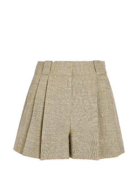 Blazé Milano bermudas texturizadas con diseño plisado