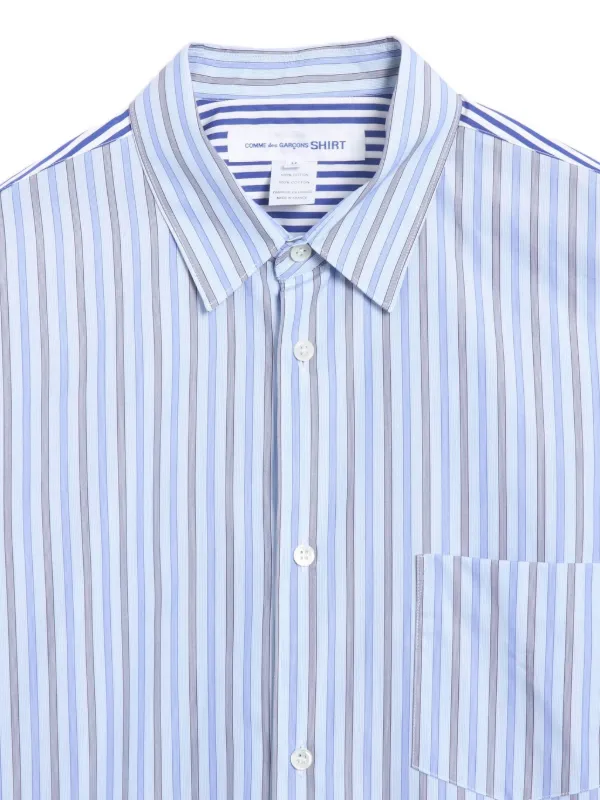 Comme Des Garçons Shirt ストライプ シャツ | ブルー | FARFETCH JP