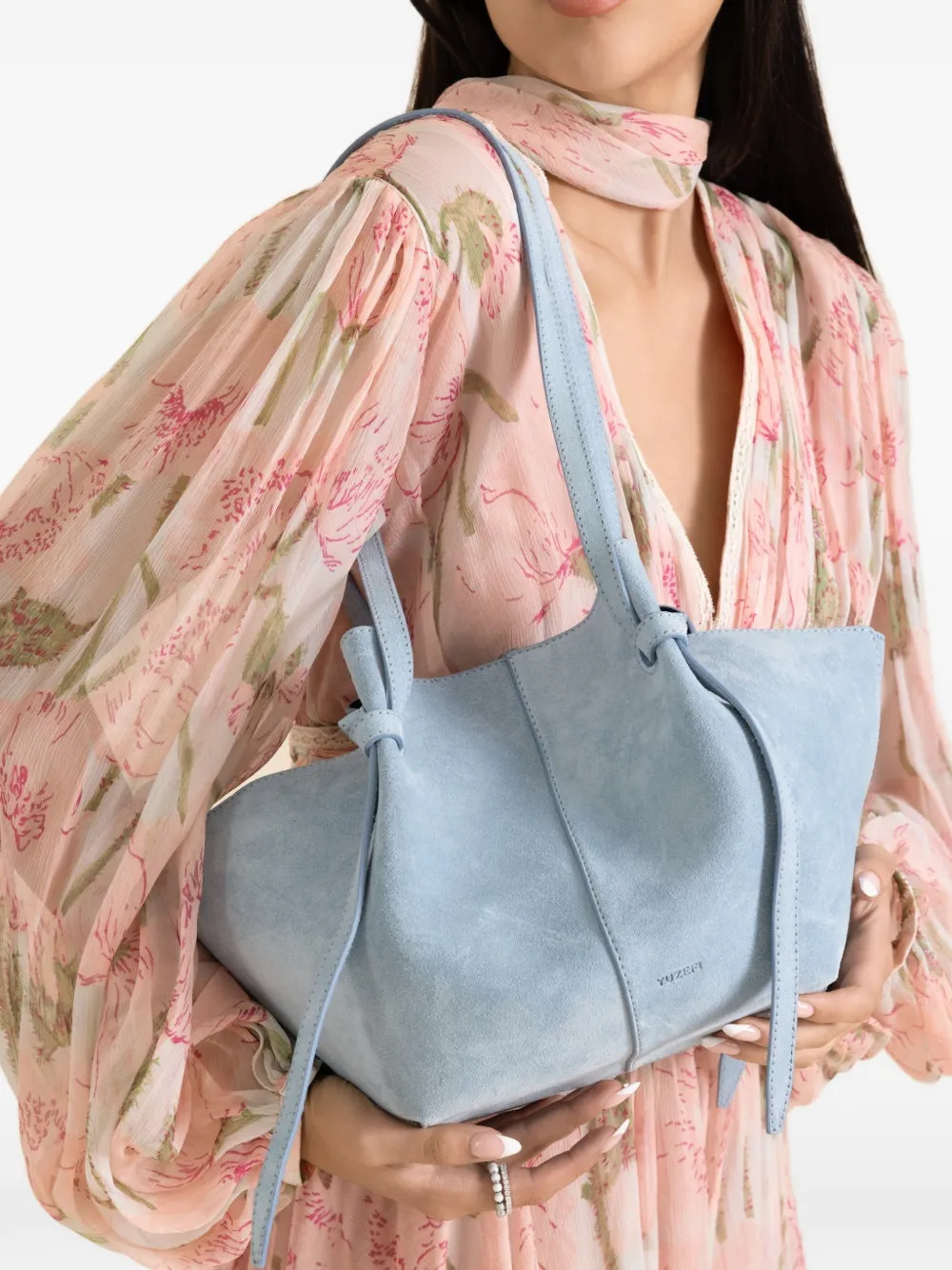 Yuzefi Mochi schoudertas Blauw