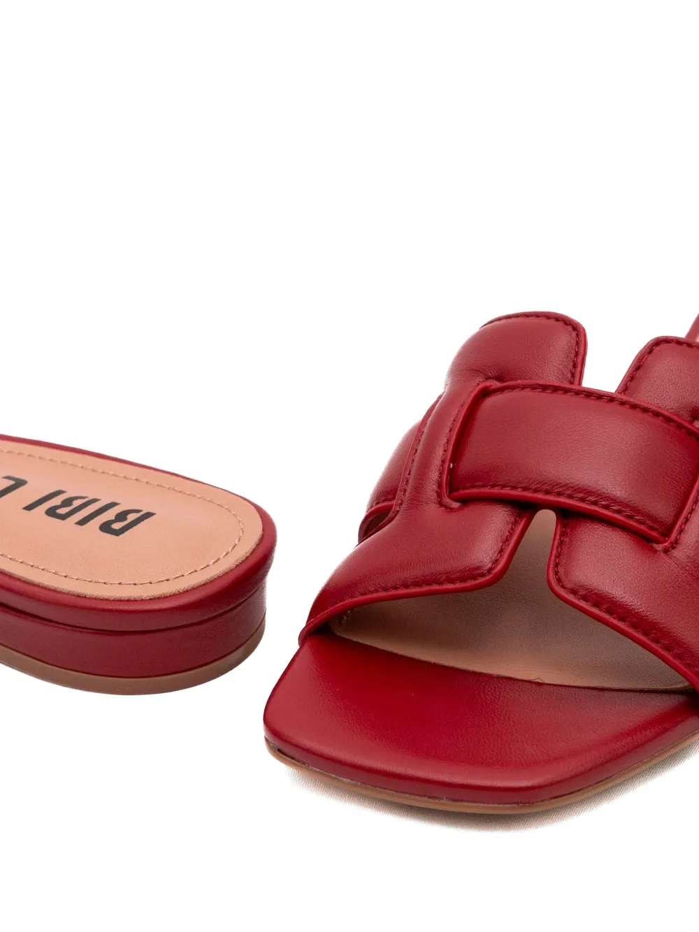 Bibi Lou Holly interwoven-strap sandals Rood