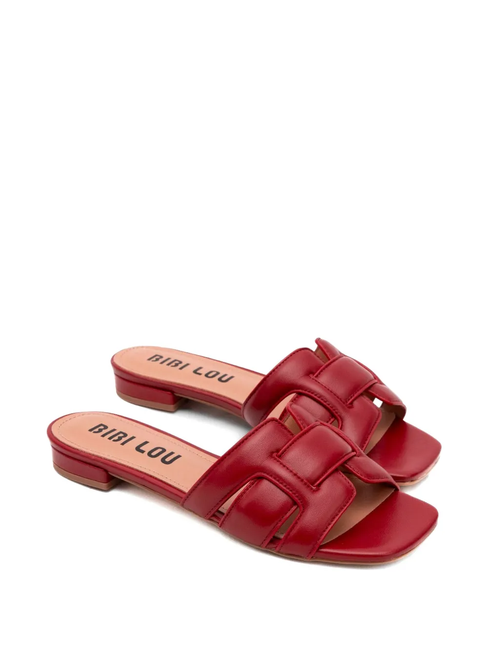 Bibi Lou Holly interwoven-strap sandals Rood