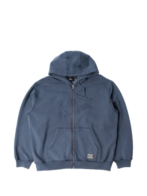 BY PARRA embroidered-logo washed-finish hoodie
