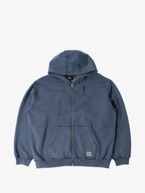 BY PARRA embroidered-logo washed-finish hoodie