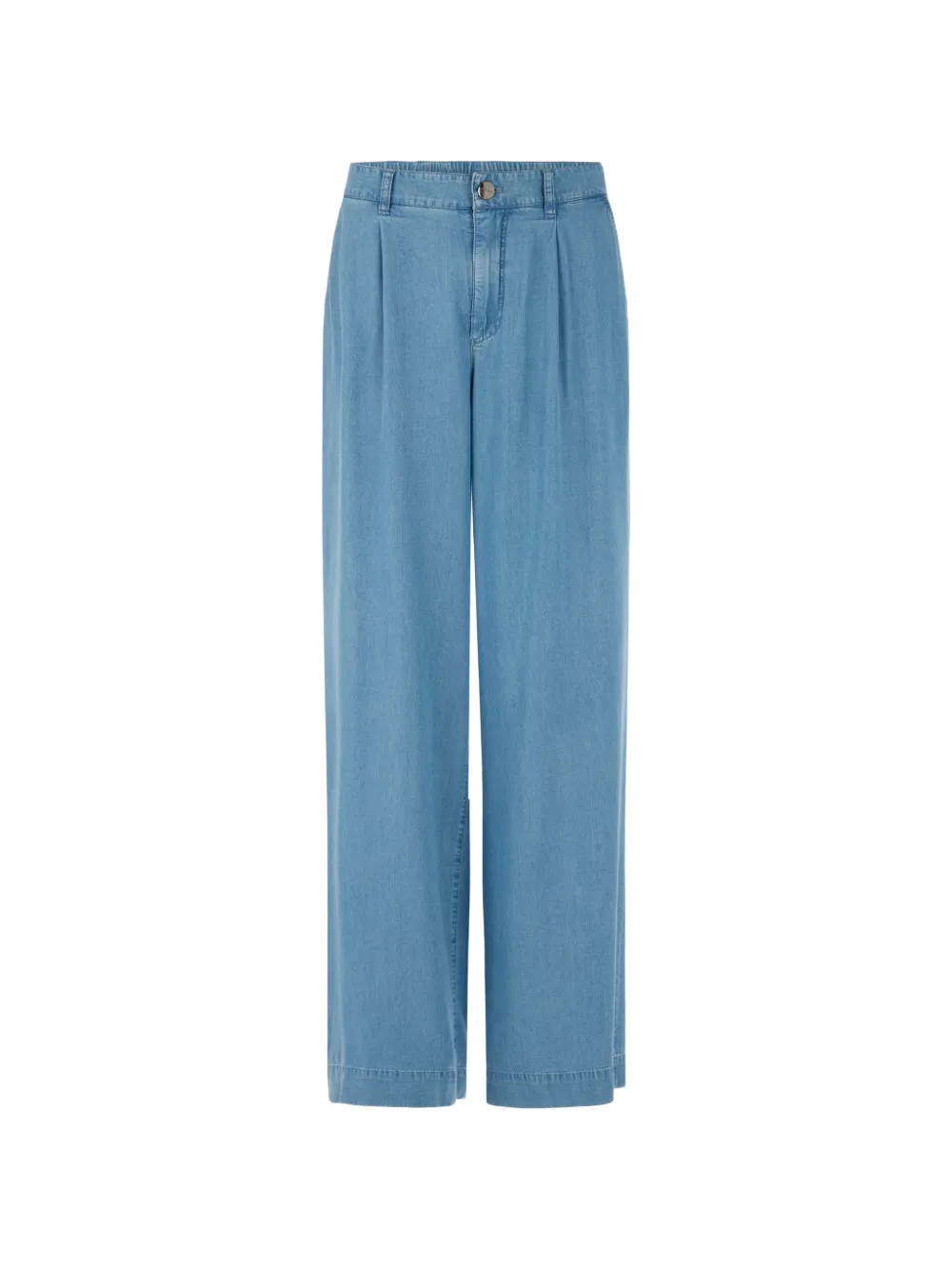 MARCCAIN Wichita ‘Rethink Together’ pleated wide-leg jeans - Blu