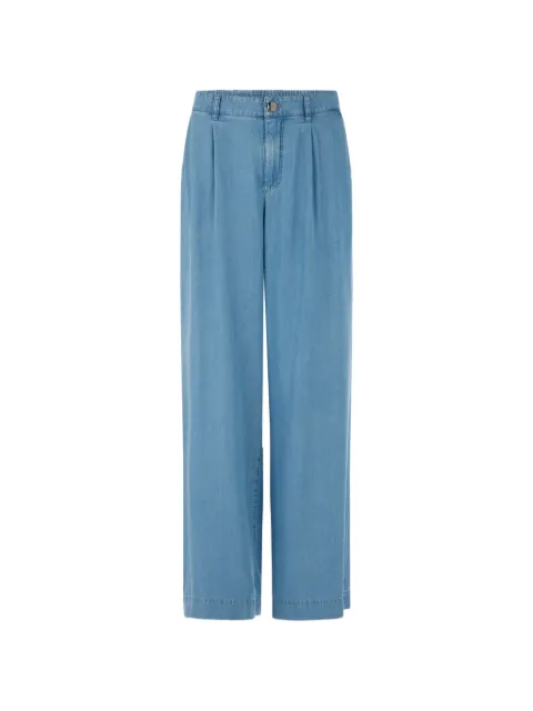 MARCCAIN Wichita ‘Rethink Together’ pleated wide-leg jeans