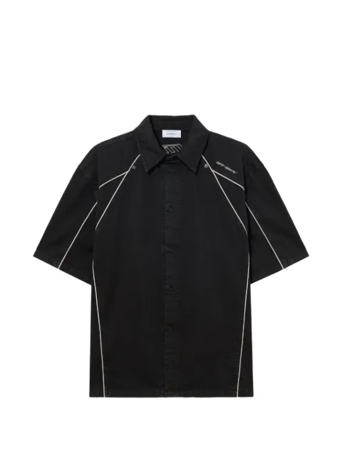 Off-White piped short-sleeve shirt