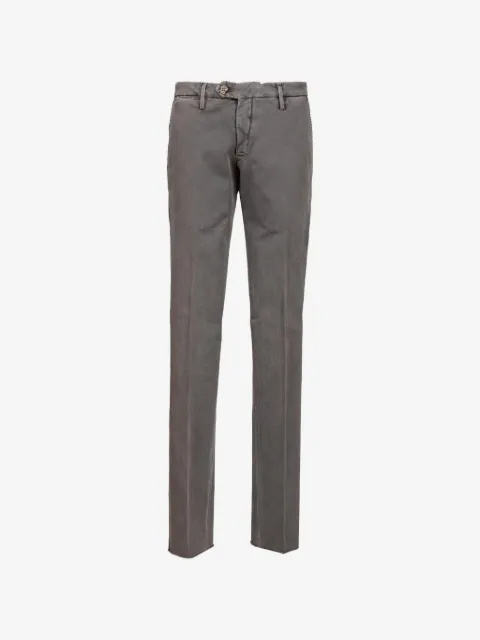 Al Duca D’Aosta 1902 drill-texture cotton trousers