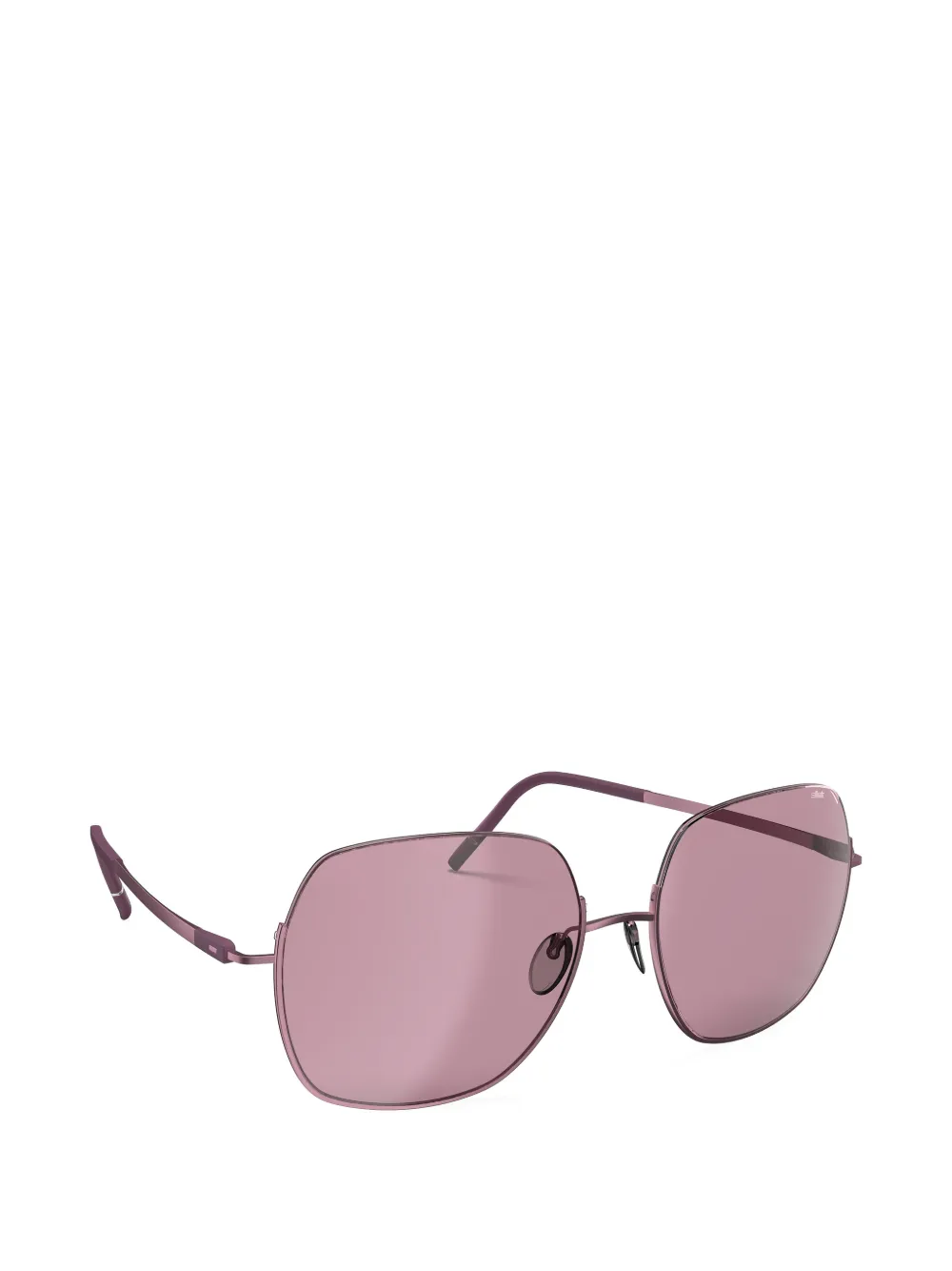 Silhouette Oka Dinamic Dawn geometric-frame sunglasses - Rosa