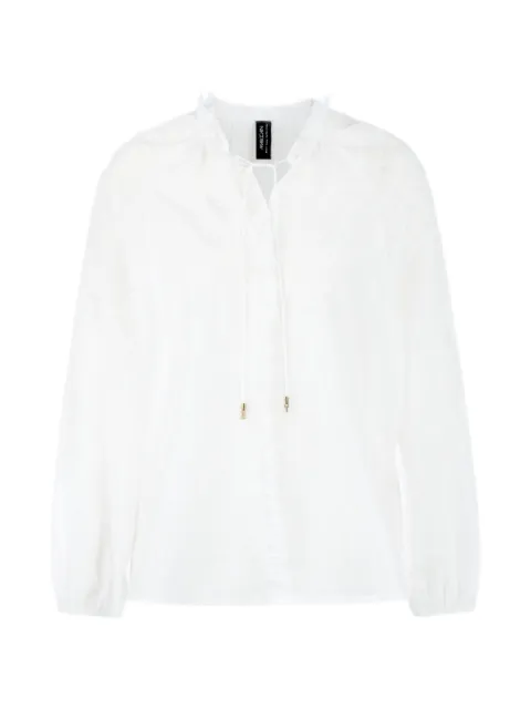 MARCCAIN ruffled tie-fastening blouse