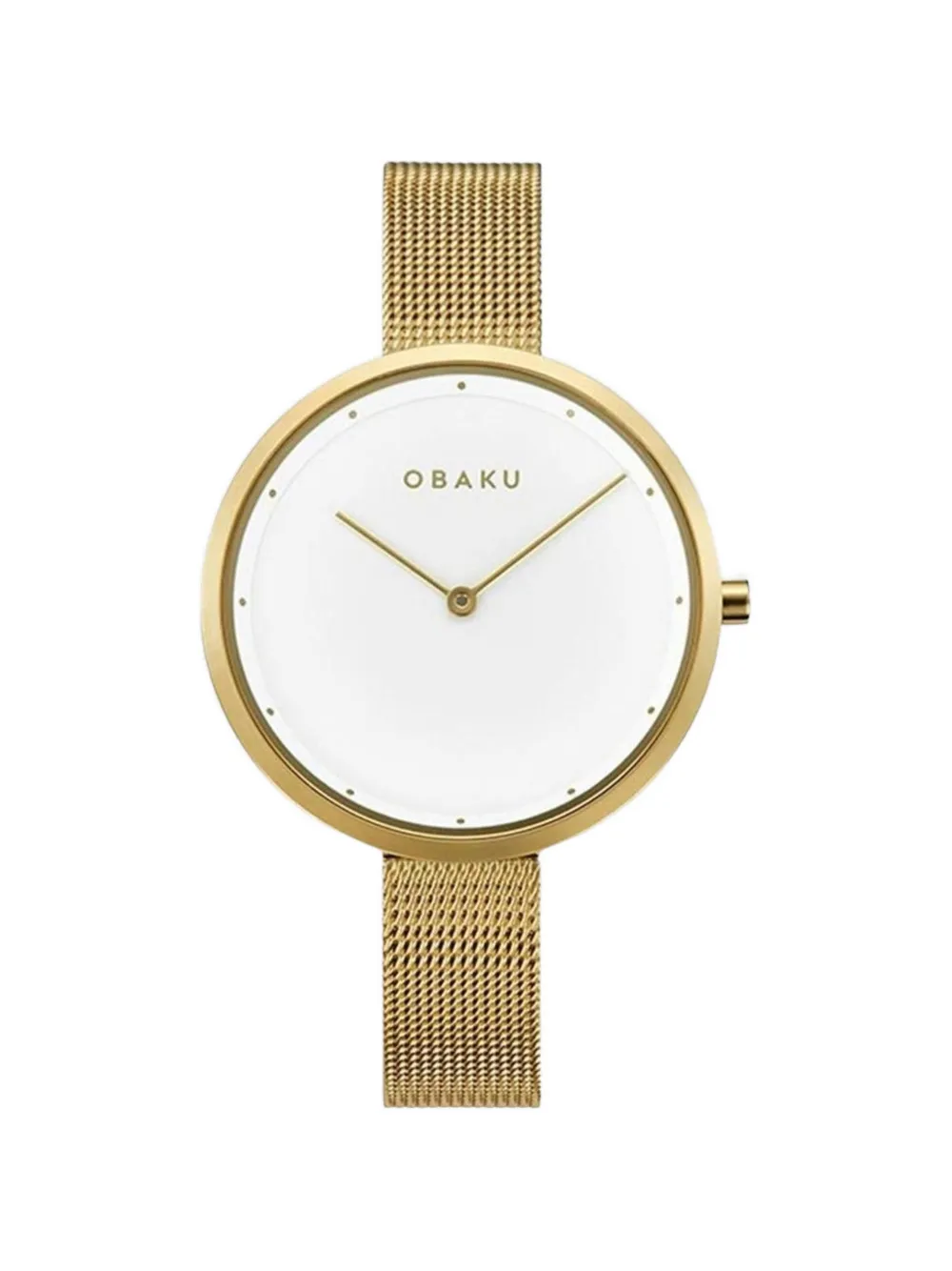 OBAKU Classic Ark Lille 32mm watch - Bianco