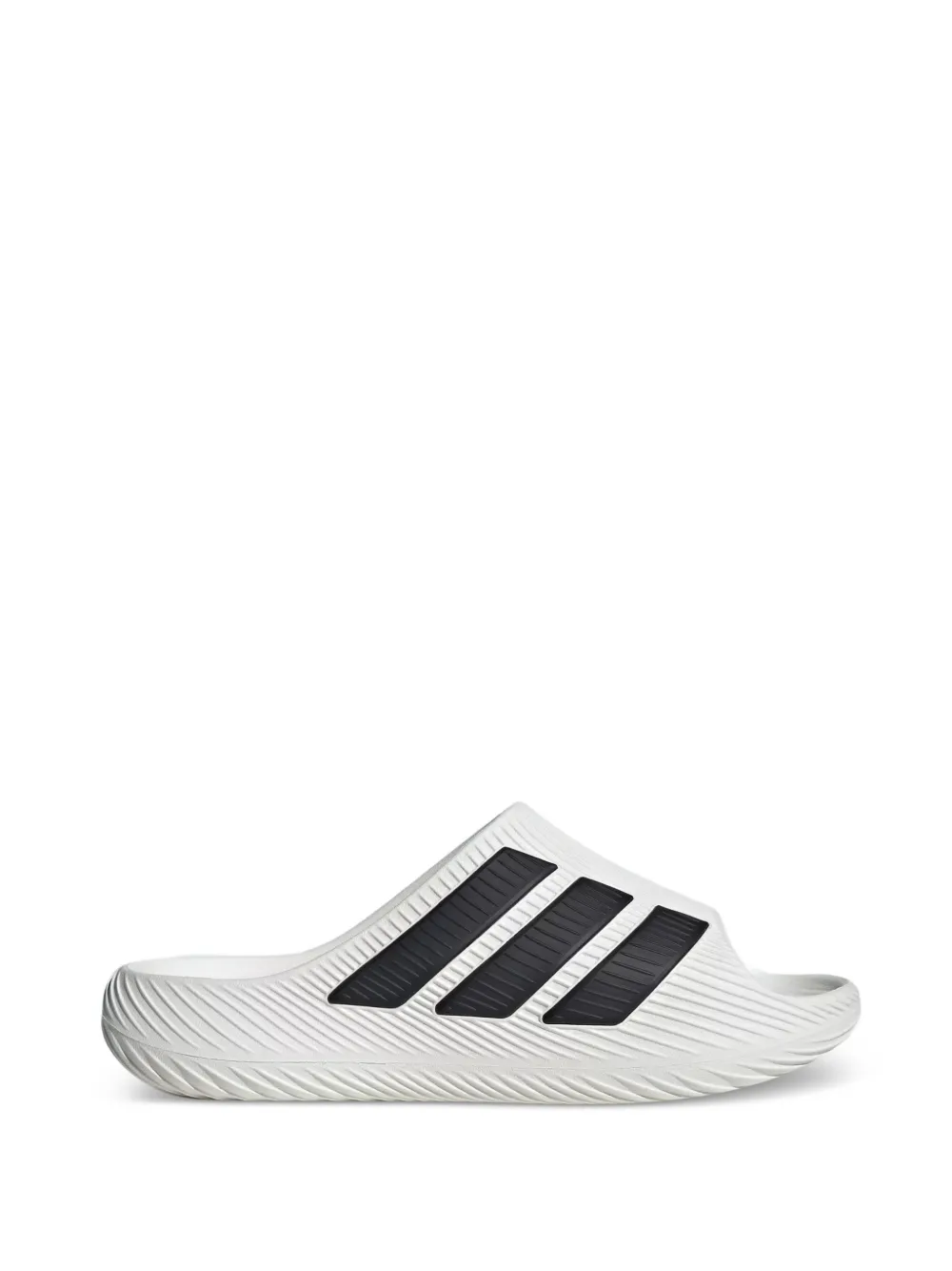 adidas Purechill striped slides - Weiß