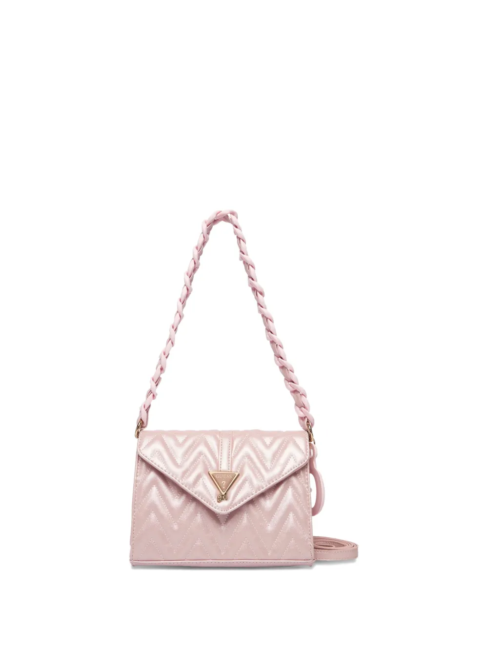 guess kids chevron-pattern shoulder bag - Rosa