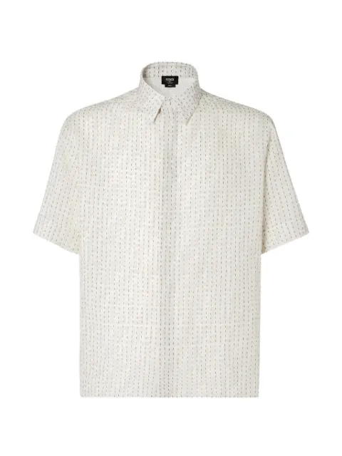FENDI camisa con estampado FF