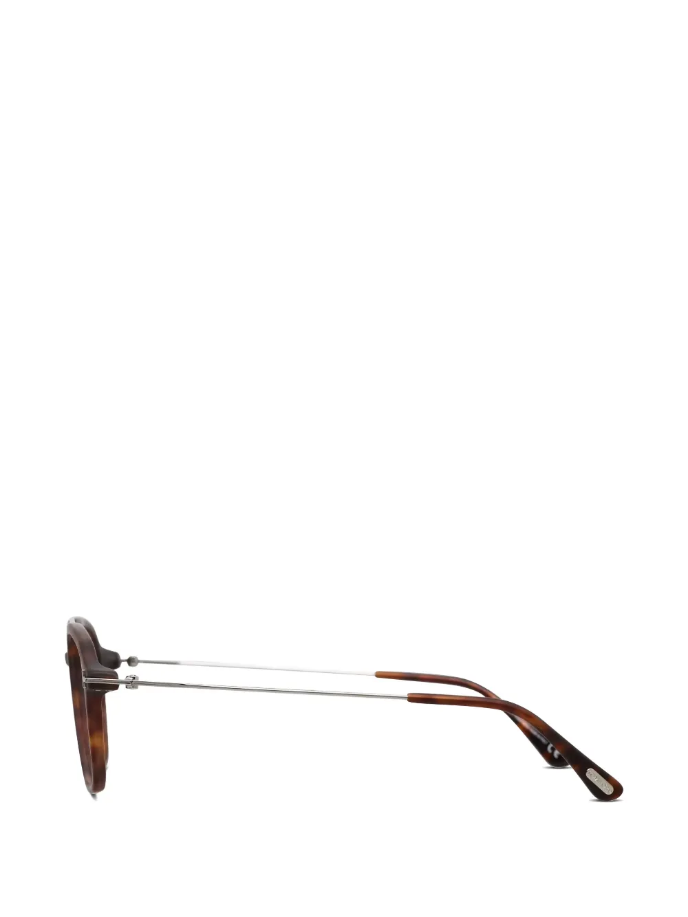 Tom Ford Rectangle-frame Glasses In Brown