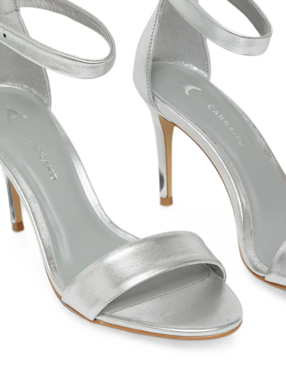CARRANO Metallic sandalen Zilver