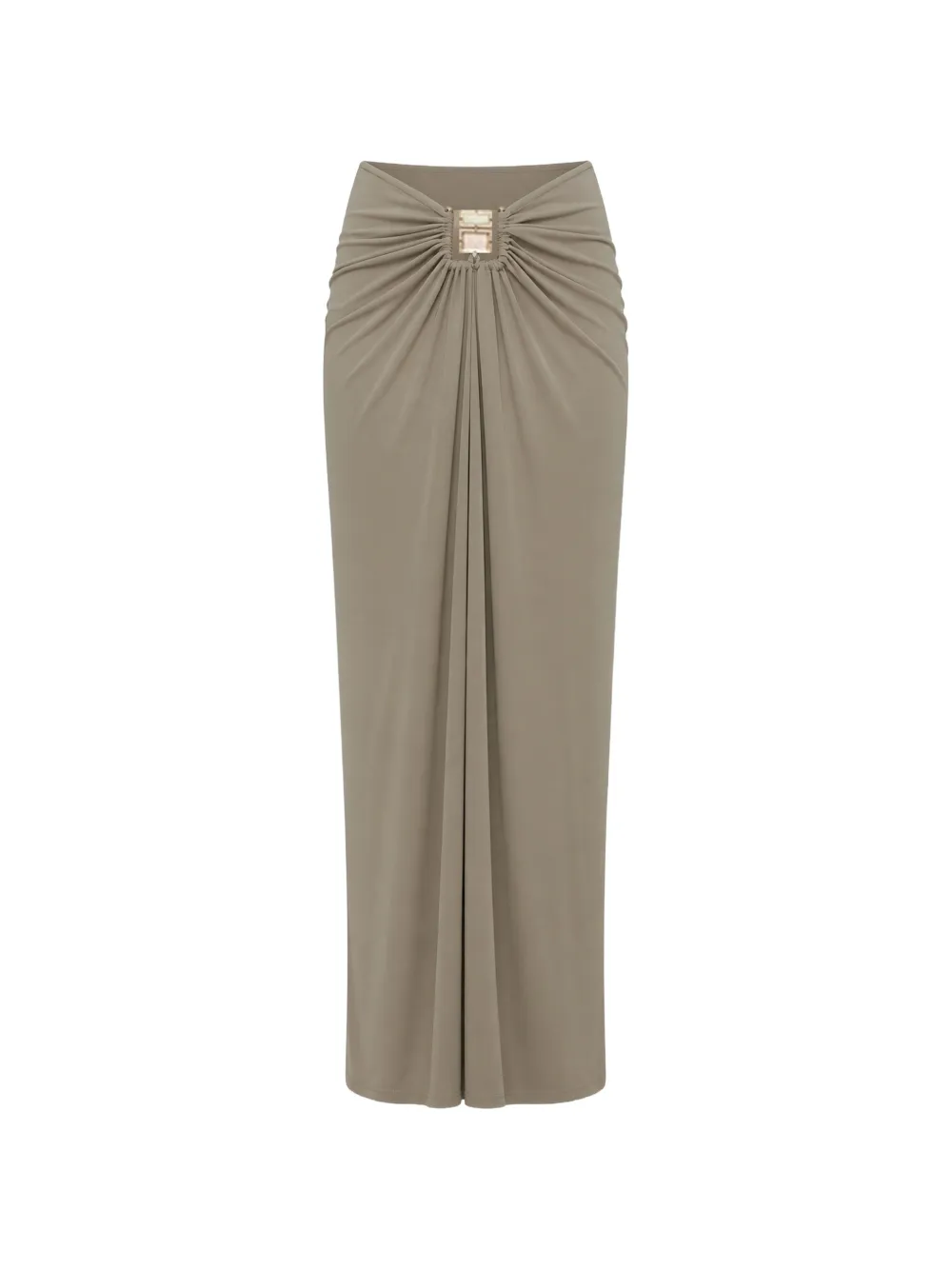 Christopher Esber Bezel Quartz maxi skirt - Toni neutri