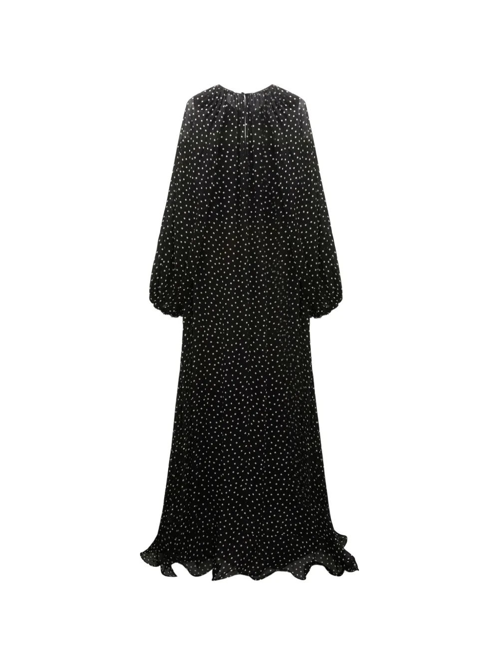 Dorothee Schumacher Dancing Dots maxi-jurk met lange mouwen Zwart