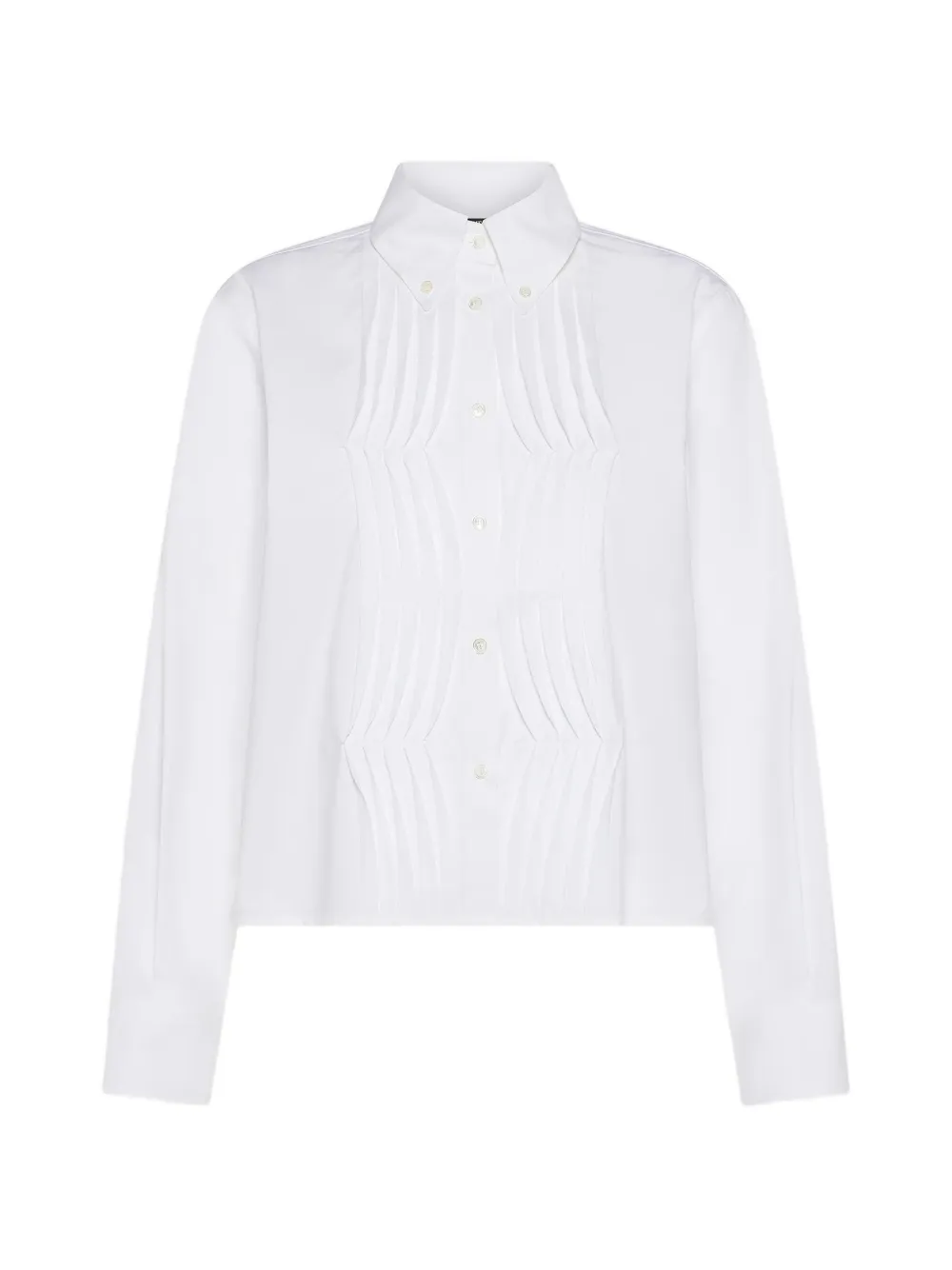 Seventy buttoned pleated shirt - Bianco