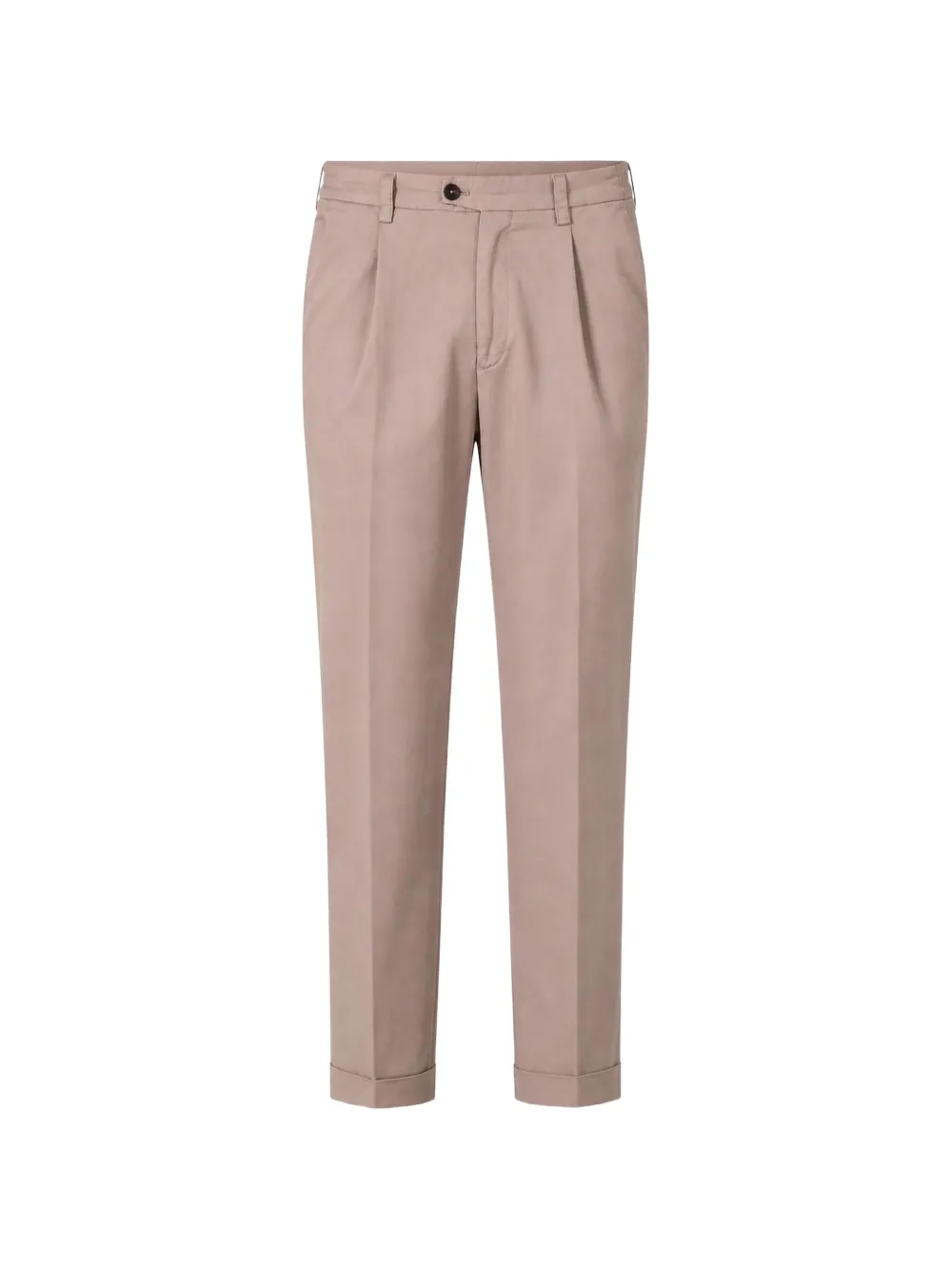 Devore Four Stroke Turn-up Trousers In Neutral