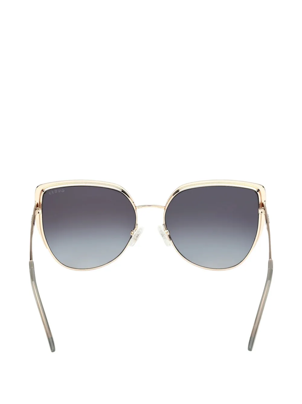 GUESS EYEWEAR Zonnebril met cat-eye montuur Goud