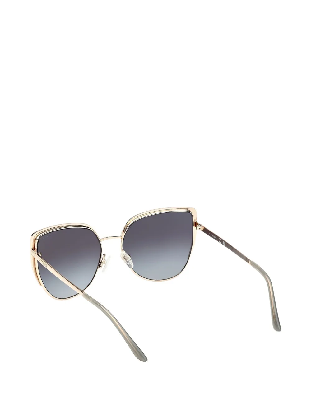GUESS EYEWEAR Zonnebril met cat-eye montuur Goud