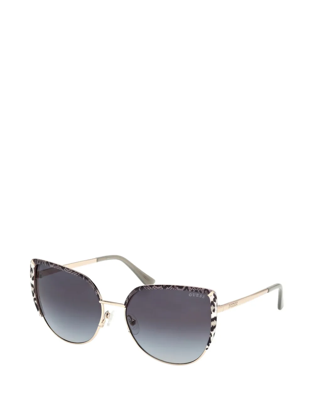 GUESS EYEWEAR Zonnebril met cat-eye montuur Goud