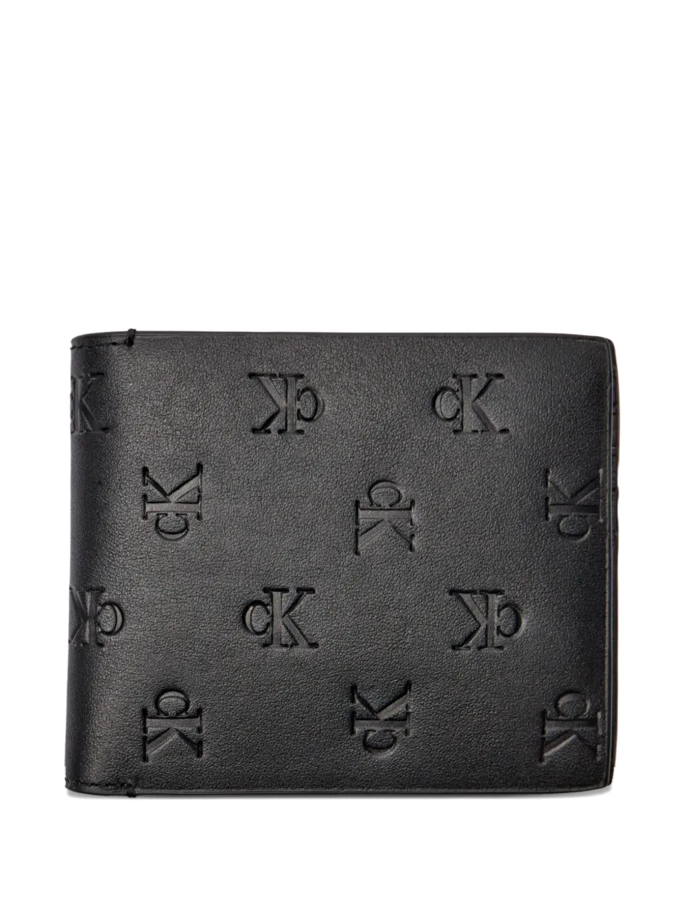 Calvin Klein Jeans embossed-logo wallet - Schwarz