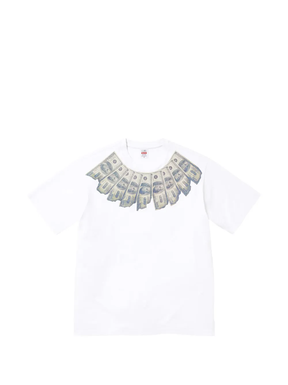 Supreme x MM6 Maison Margiela money-print T-shirt - Weiß