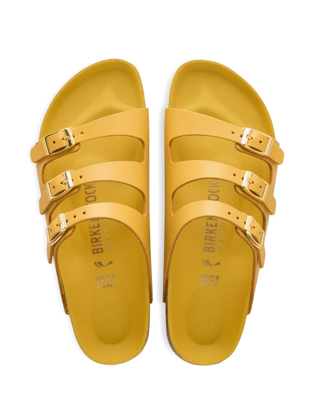 Birkenstock Florida Fresh leather sandals Geel