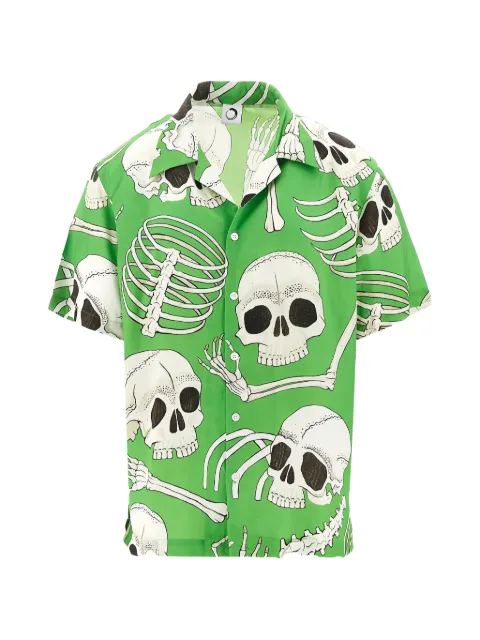 Endless Joy Skeleton printed short-sleeve shirt
