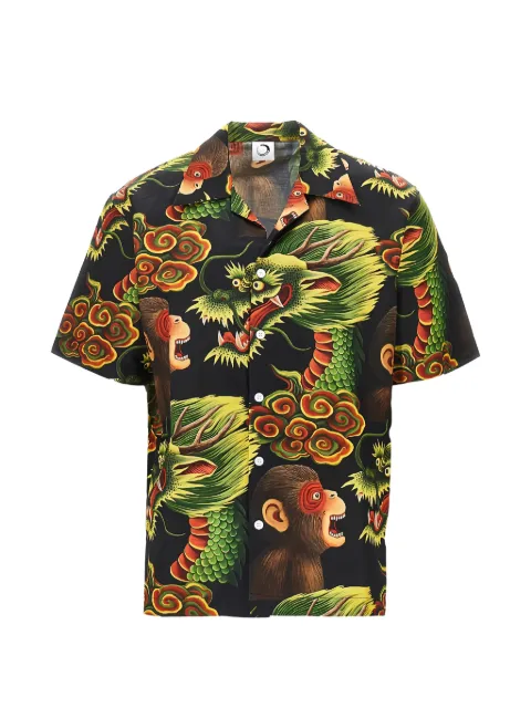 Endless Joy Monkey Dragon printed shirt
