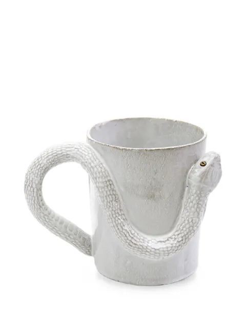 Astier De Villatte snake-handle ceramic mug