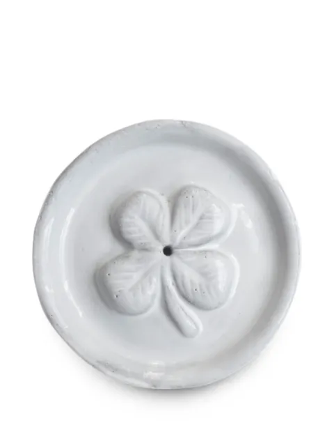 Astier De Villatte incensario Chance con motivo de trébol en relieve