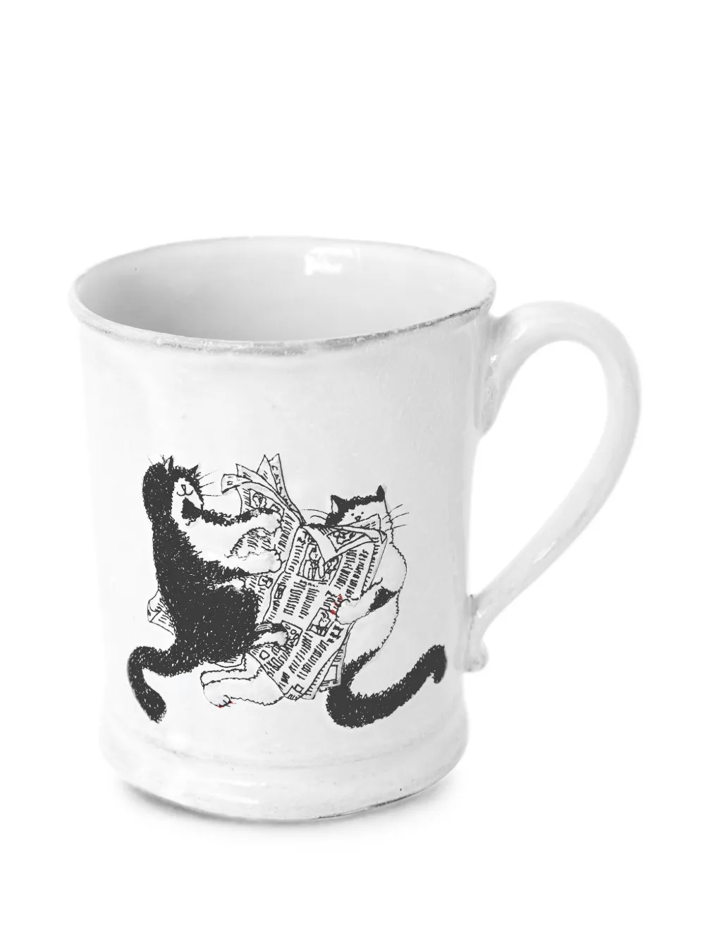 Astier De Villatte Grace 'Blanket's Reading' mug - Weiß