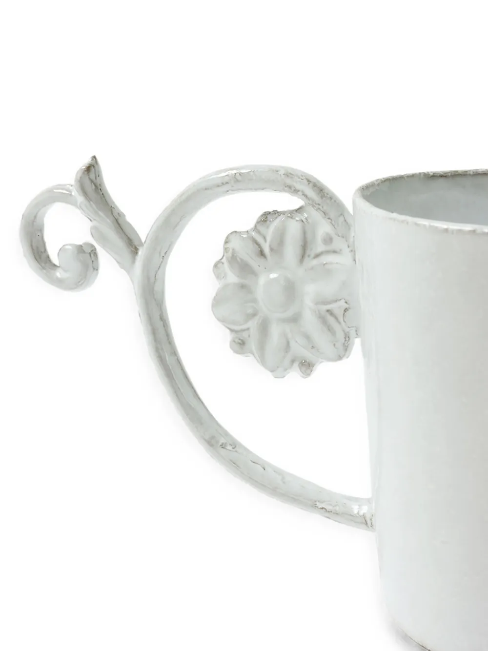  Astier De Villatte Emilie Floral-detail Coffee Cup - Blanc 
