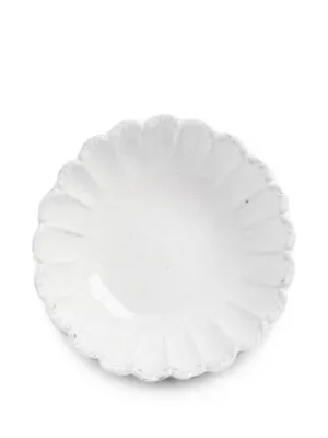 Astier De Villatte Régence scroll-edge Dessert Plate | White
